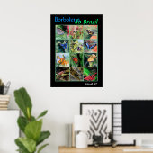 Borboletas do Brasil Poster (Thuiskantoor)