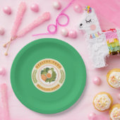 Borcelle Healthy Food Logo Design Papieren Bordje (Feest)