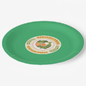 Borcelle Healthy Food Logo Design Papieren Bordje (Gekanteld)