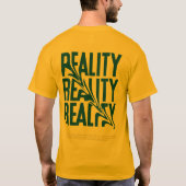 #Borcelle Kleding Realiteit Heren Basis T-shirt (Achterkant)