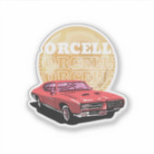 BORCELLE op maat gesneden vinyl sticker (Voorkant)