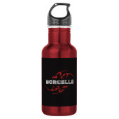 BORCELLE Stamenvlam-embleem Waterfles (Voorkant)
