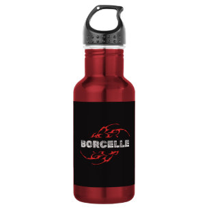 BORCELLE Stamenvlam-embleem Waterfles