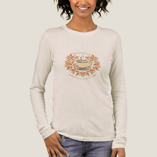 Borcelle Thee Liefhebber Dames Lange Mouwen Tri-Blend Shirt