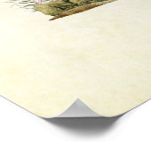 Bord 130 | Geel-Winged Sparrow Poster (Hoek)
