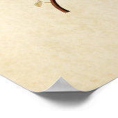 Bord 148 | Pine Swamp Warbler | Vogels van Amerika Poster (Hoek)