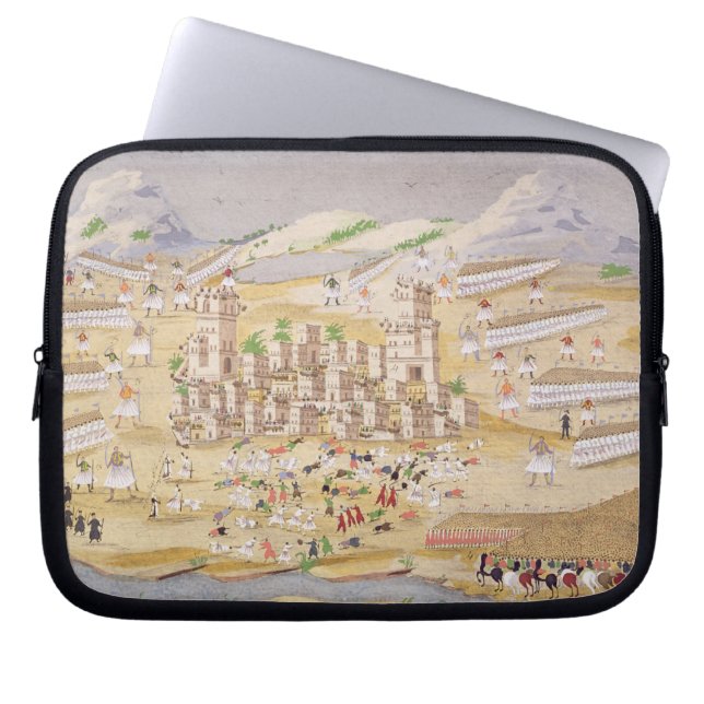 Bord 22 van 'Pictorial Hi' Laptop Sleeve (Voorkant)