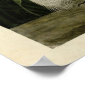 Bord 256 | Paarse Heron | Vogels van Amerika Poster (Hoek)