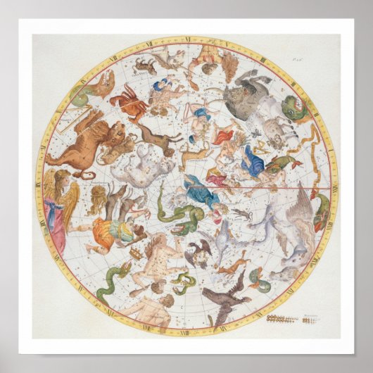 Bord 26 van "Atlas Coelestis", ingediend door John Poster (Voorkant)