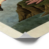 Bord 431 | Amerikaanse Flamingo | Vogels van Ameri Poster (Hoek)