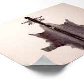 Bord 6 van de Rorschach-testinkt Poster (Hoek)