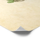 Bord 94 | Grass Finch of Bay-Winged Bunting Poster (Hoek)