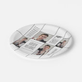 Bord Aangepast fotocollage afstuderen (Gekanteld)