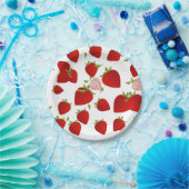 Bord aardbeipapier (Feest)