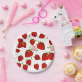 Bord aardbeipapier (Feest)