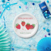 Bord aardbeipapier (Feest)