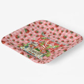 Bord aardbeipapier (Gebogen)