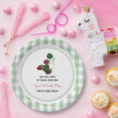 Bord aardbeipapier (Feest)