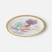 Bord Afrikaanse Amerikaanse Zeemeermin Baby shower (Gekanteld)