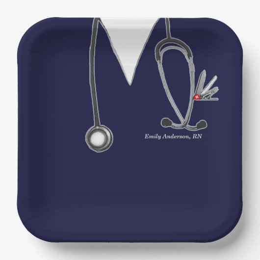 Bord Afstuderen van verpleegkundigen op school (Voorkant)