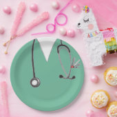 Bord Afstuderen van verpleegkundigen op school (Feest)