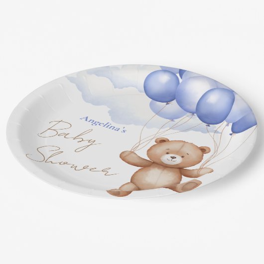 Bord baby shower papier (Gekanteld)