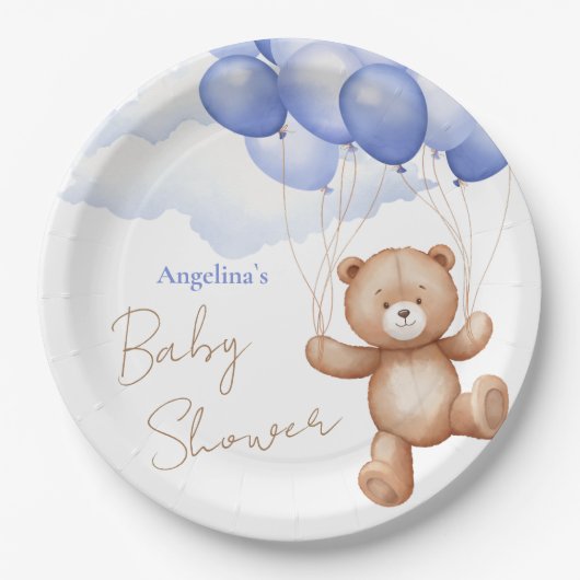 Bord baby shower papier (Voorkant)