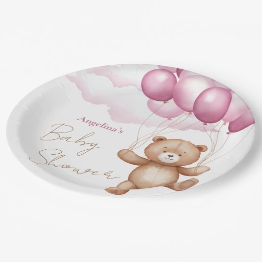 Bord baby shower papier (Gekanteld)
