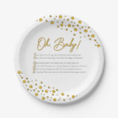 Bord baby shower papier (Voorkant)