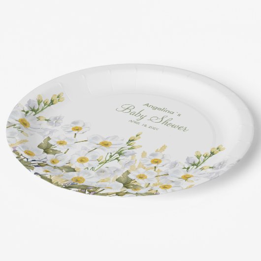 Bord baby shower papier (Gekanteld)