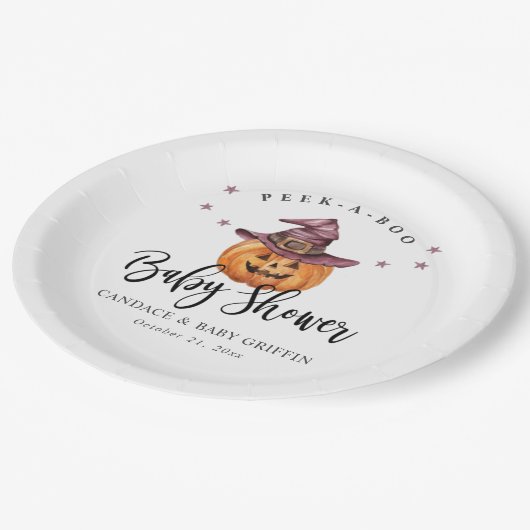 Bord Baby shower Peek-a-Boo (Gekanteld)