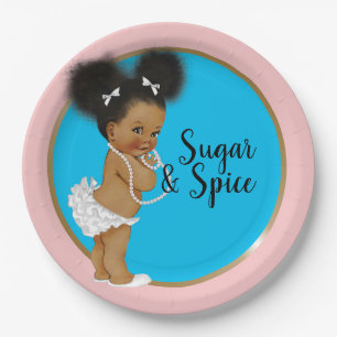 Bord Baby shower van suiker en specerijen