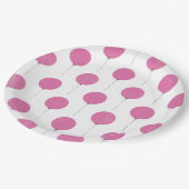 Bord ballonpapier - Fuchsia (Gekanteld)