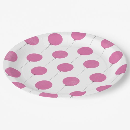 Bord ballonpapier - Fuchsia (Gekanteld)