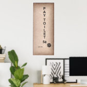 bord - Betaal 5 eBay-winkel Poster (Thuiskantoor)