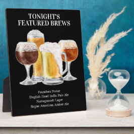 Bord Bier • PERSONALISEER deze aanbevolen bierlijs Fotoplaat