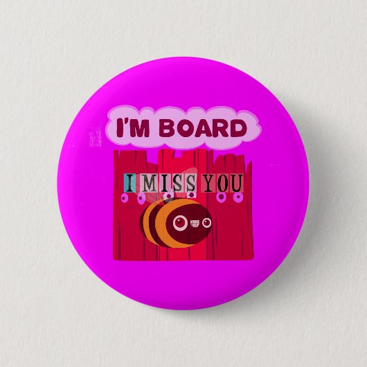 Bord Bij Kunstprint Ronde Button 5,7 Cm (Voorkant)