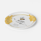 Bord bijen Baby shower instellen (Gekanteld)