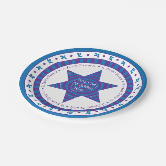 Bord blauw/Paars (Gekanteld)