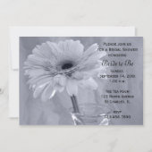 Bord Blue Tinted Daisy Vrijgezellenfeest Kaart (Voorkant)