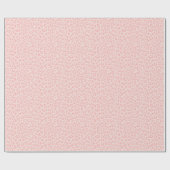 Bord Blush Roze Luipaard Print Cadeaupapier (Vlak)