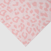 Bord Blush Roze Luipaard Print Tissuepapier (Detail)