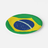 Bord Braziliaans vlaggenpapier (Gekanteld)