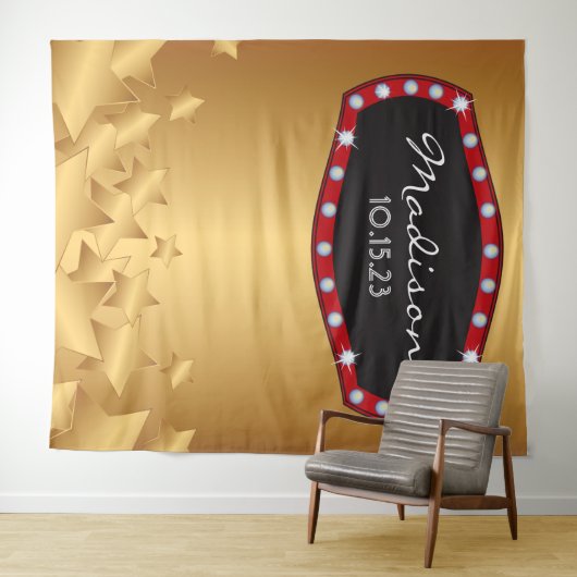 BORD BROADWAY MARQUEE Foto-achtergrond Wandkleed (In Situ (horizontaal))