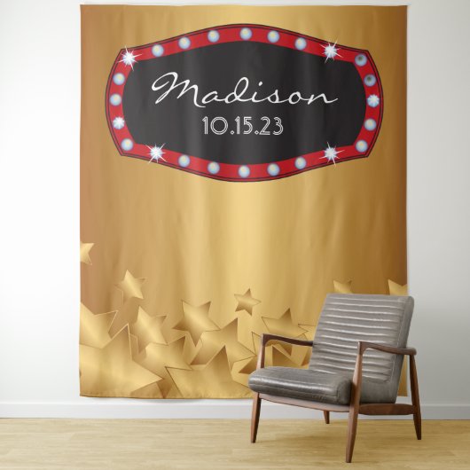 BORD BROADWAY MARQUEE Foto-achtergrond Wandkleed (In situ)