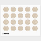 Bord Canvas n Kant Stijl Bruiloft Stickers (Vel)