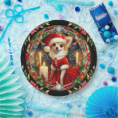 Bord Chihuahua Kerstman (Feest)