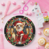 Bord Chihuahua Kerstman (Feest)