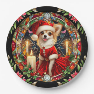 Bord Chihuahua Kerstman