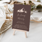 Bord 'Clear Mountain Country In Loving Memory' Poster